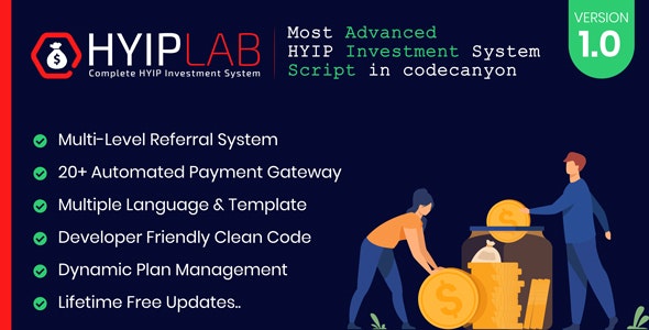 HYIPLAB - Complete HYIP Investment System v1.0